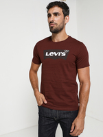 LEVI'S Tee-shirt Logo Batwing Levi's® Rouge bordeaux