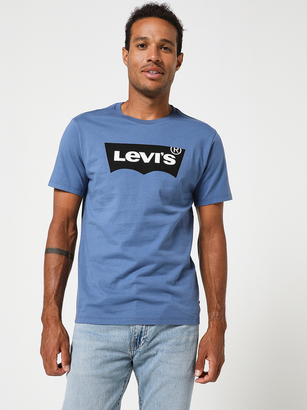 LEVI'S Tee-shirt Logo Batwing Levi's® Bleu 1005010
