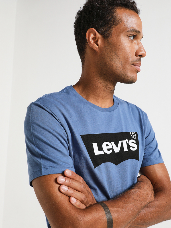 LEVI'S Tee-shirt Logo Batwing Levi's® Bleu Photo principale