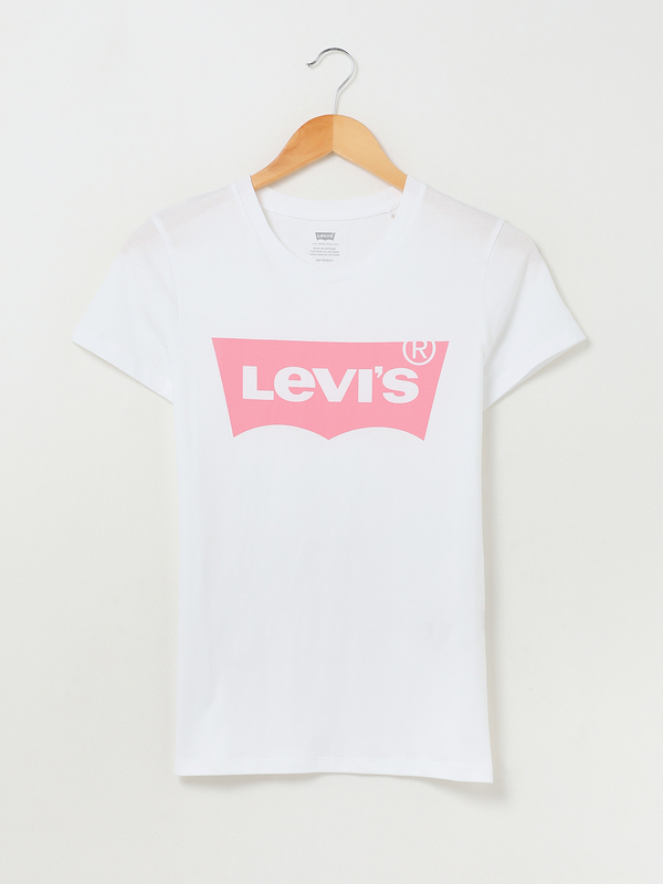 LEVI'S Tee-shirt Perfect Logo Batwing Blanc Photo principale