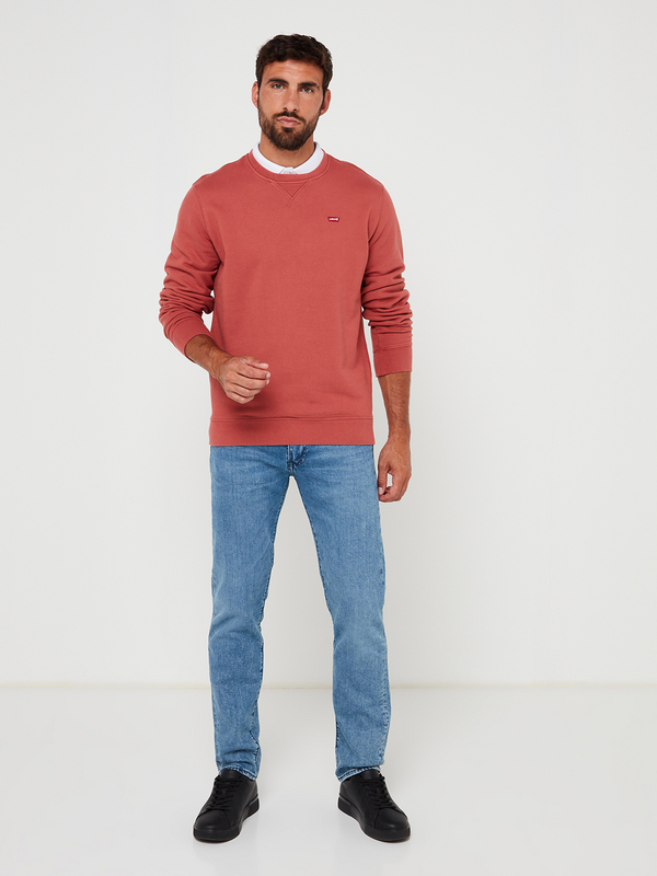 LEVI'S Sweat-shirt 100% Coton Uni Rouge bordeaux Photo principale