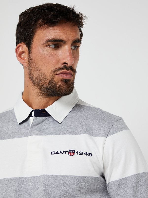 GANT Polo Rugby Gris Photo principale