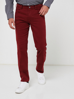 MEYER Pantalon  5 Poches Coton Bio Rouge bordeaux