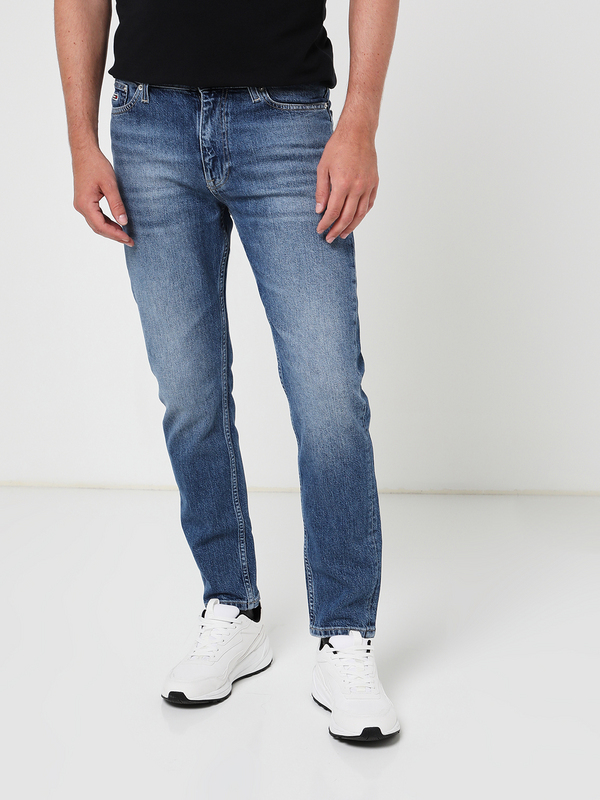 TOMMY JEANS Jean Coupe Dad Droite Taper Bleu