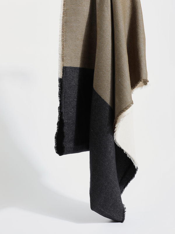 S OLIVER Snood  Colorblock Taupe