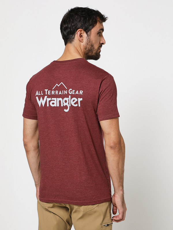 ALL TERRAIN GEAR X WRANGLER Tee-shirt Mini Logo Rouge bordeaux Photo principale