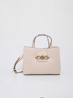GUESS Sac  Main Hensely 3 Compartiments Beige