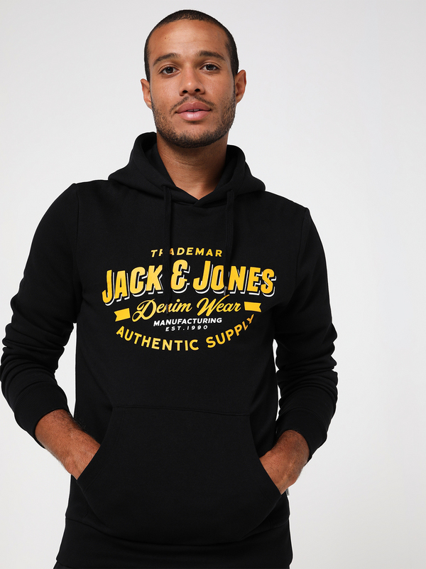 JACK AND JONES Sweat-shirt  Capuche Noir 1006185