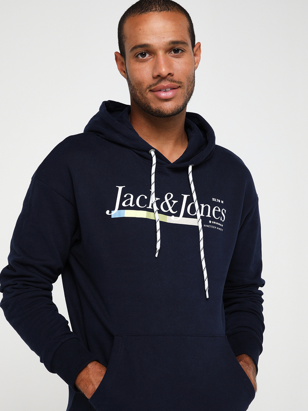 JACK AND JONES Sweat-shirt Avec Logo Bleu marine Photo principale