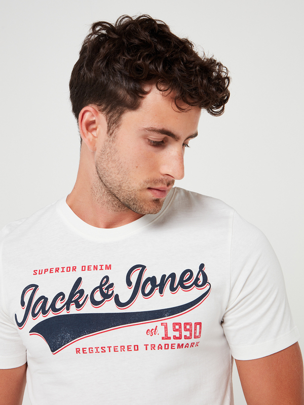 JACK AND JONES Tee-shirt Avec Logo Blanc Photo principale