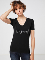 KAPORAL Tee-shirt Logo En Sequins Noir