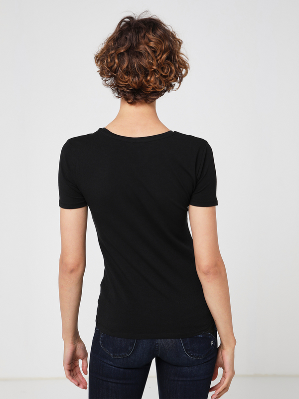 KAPORAL Tee-shirt Logo En Sequins Noir Photo principale
