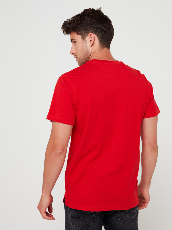 TOMMY JEANS Tee-shirt Poche Poitrine Rouge Photo principale