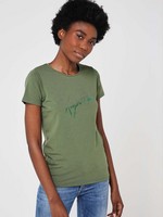 KAPORAL Tee-shirt Avec Logo Micro Clous Vert kaki