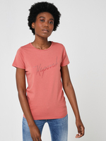 KAPORAL Tee-shirt Avec Logo Micro Clous Rose