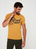 PETROL INDUSTRIES Tee-shirt Logo Dlav Jaune