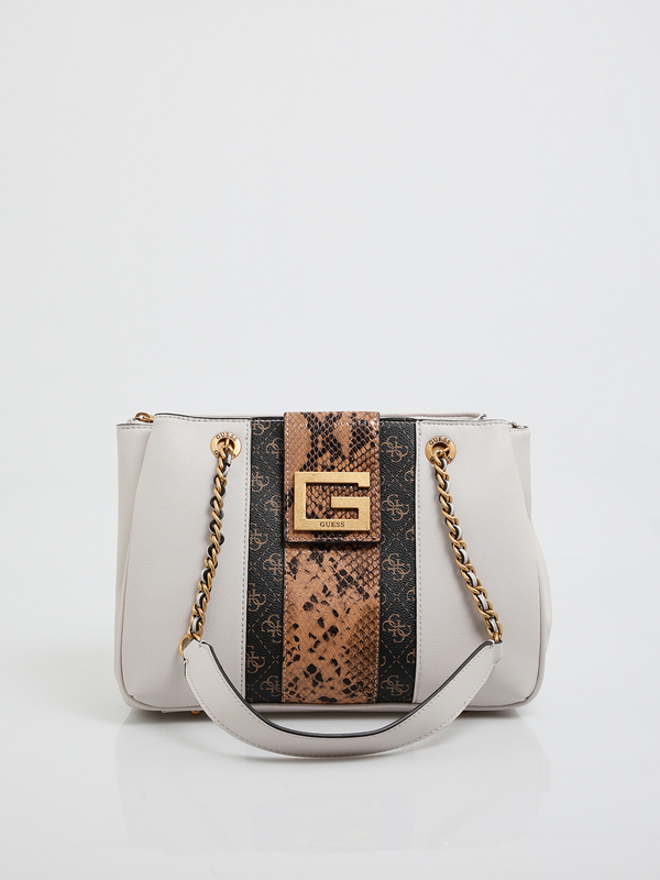GUESS Sac Bling 3 Compartiments Beige Photo principale