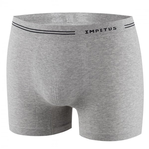 IMPETUS Boxer En Coton Sans Couture Essentials Gris Photo principale