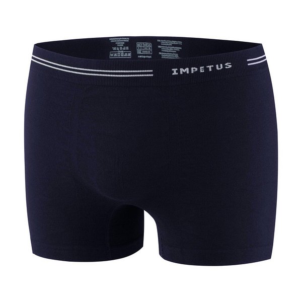 IMPETUS Boxer En Coton Sans Couture Essentials Bleu marine Photo principale