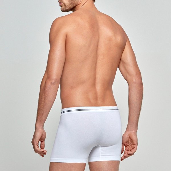 IMPETUS Boxer En Coton Sans Couture Essentials Blanc Photo principale