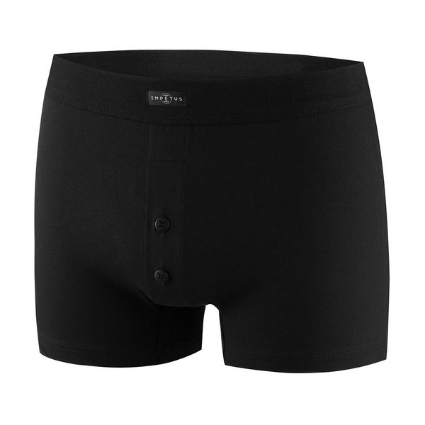 IMPETUS Boxer Short Boutonn Coton Stretch Essentials Noir Photo principale