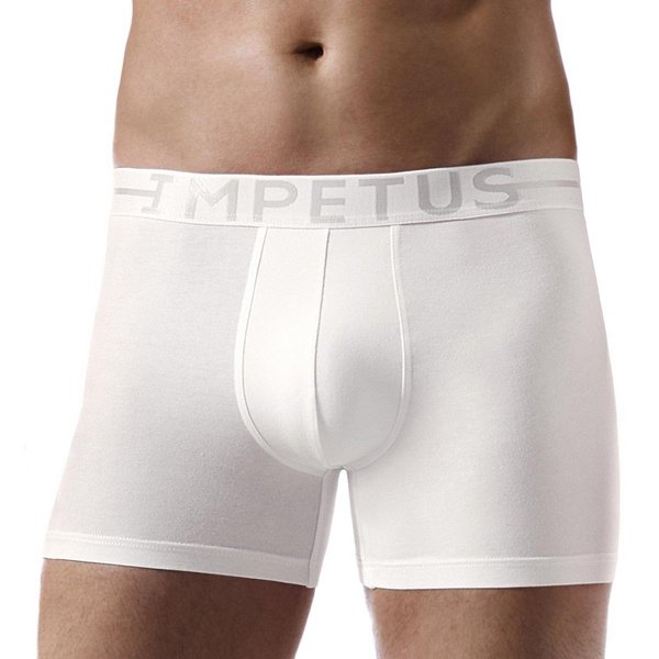 IMPETUS Boxer Coton Stretch Essentials Blanc Photo principale