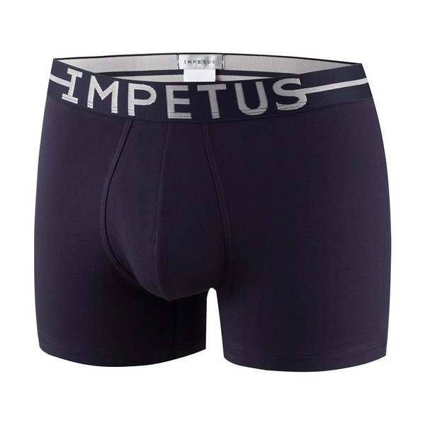 IMPETUS Boxer Coton Stretch Essentials Bleu Photo principale