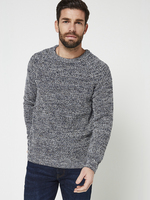 JACK AND JONES Pull Chenille En Maille Chine Bleu