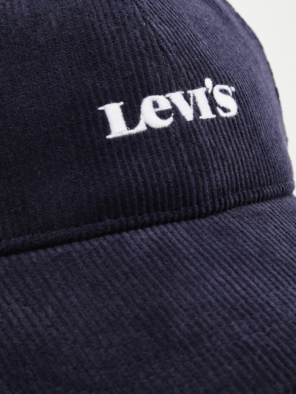 LEVI'S Casquette Baseball Velours Milleraie Bleu Photo principale