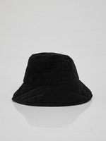 DESIGUAL Chapeau Cloche Matelass Impermable Noir