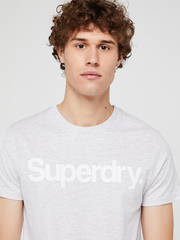 SUPERDRY Tee-shirt Avec Logo Gris Photo principale