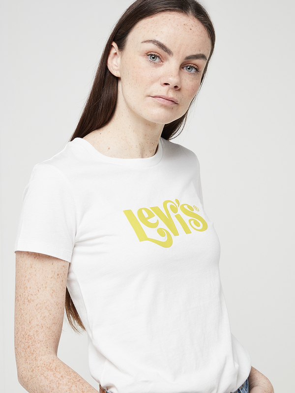 LEVI'S Tee-shirt Logo Retro Blanc Photo principale