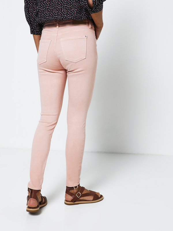 ESPRIT Pantalon Slim 5 Poches Rose clair Photo principale