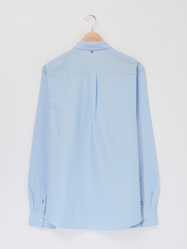 CAMBRIDGE LEGEND Chemise Droite Tissu Oxford 100% Coton Bleu ciel Photo principale