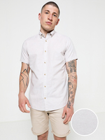 JACK AND JONES Chemise Coupe Droite Beige