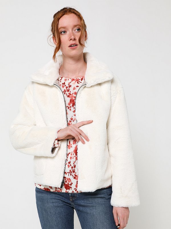 C EST BEAU LA VIEManteau RversibleBeige