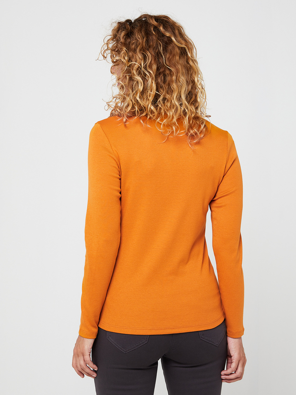 DIANE LAURY Tee-shirt Manches Longues Orange Photo principale