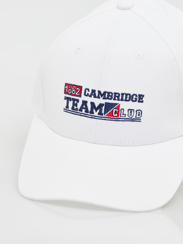 CAMBRIDGE LEGEND Casquette Baseball En Coton Logo Brod Blanc Photo principale
