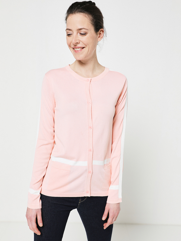 DIANE LAURY Gilet Poches Rose 1011116