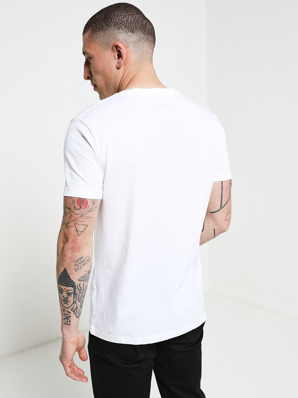 ESPRIT Tee-shirt Imprim Feuillage Blanc Photo principale