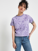 LEVI'S Tee-shirt Court Imprim Varsity Lilas