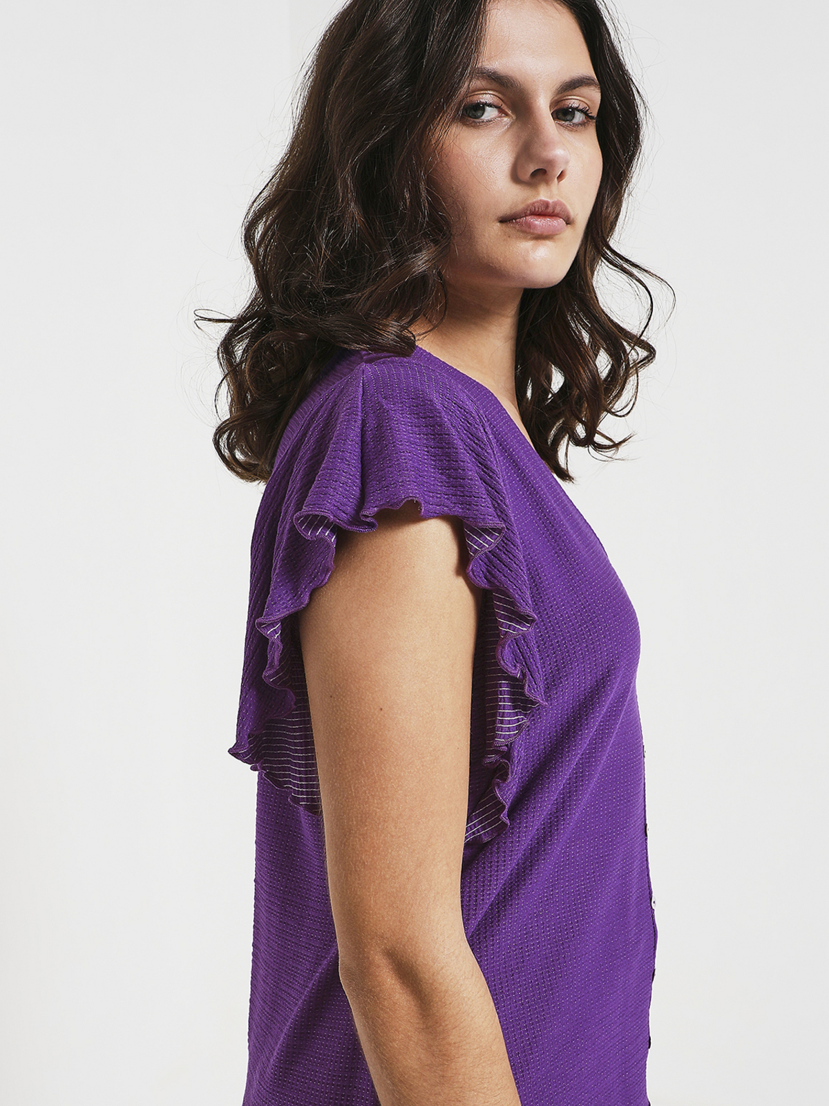 Julie guerlande tee-shirt violet femme