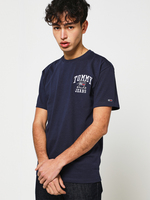 TOMMY JEANS Tee-shirt Logo Collge Tommy Jeans Bleu marine