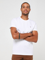 GANT Tee-shirt Basic Mini Logo Brod Blanc