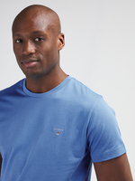 GANT Tee-shirt Basic Mini Logo Brod Bleu