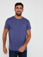 GANT Tee-shirt Basic Mini Logo Brod Bleu brut
