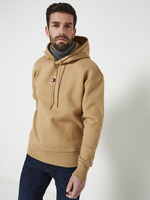 TOMMY JEANS Sweat-shirt Logo Brod Marron clair