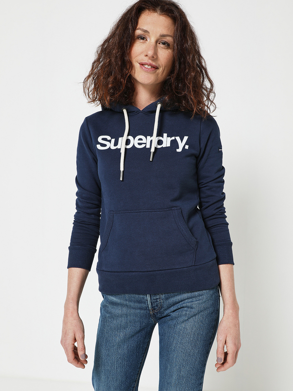 SUPERDRY Sweat-shirt  Capuche Superdry® Bleu marine Photo principale
