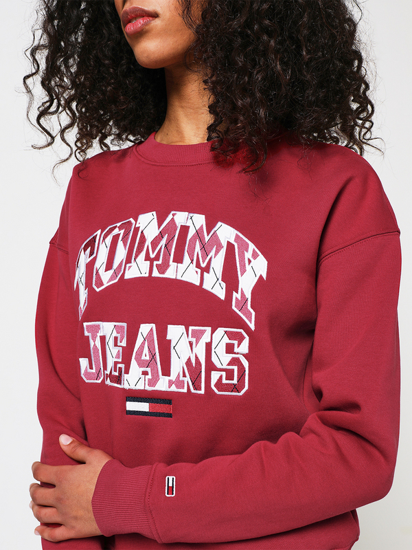 TOMMY JEANS Sweat-shirt Grand Logo Rouge Photo principale