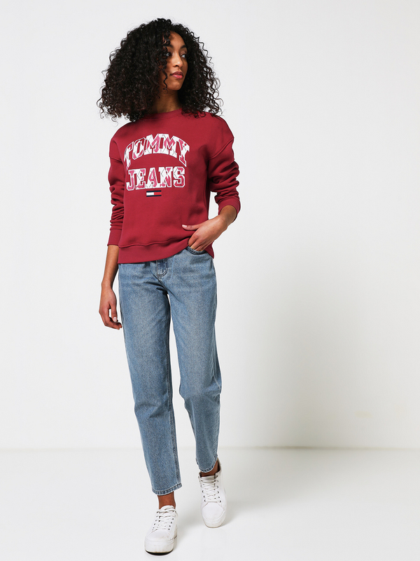 TOMMY JEANS Sweat-shirt Grand Logo Rouge Photo principale